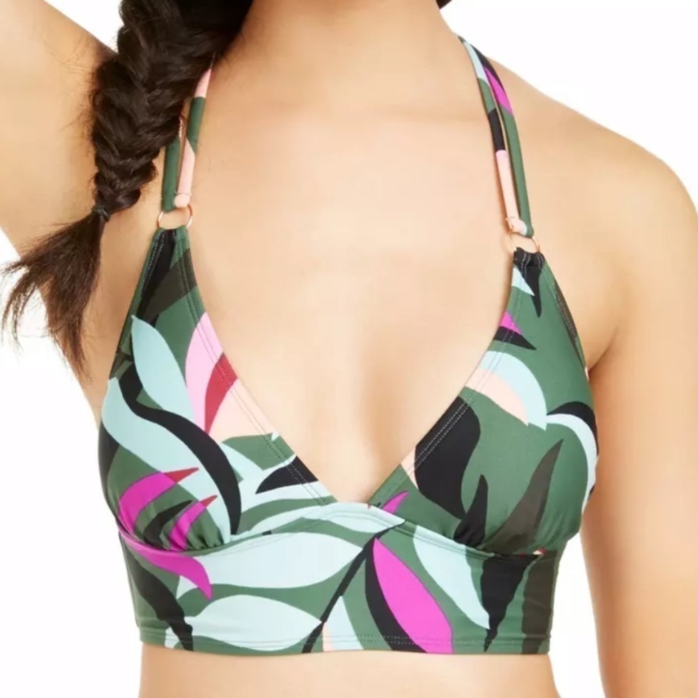HULA Honey Hyper Tropics Bikini Swimsuit Top